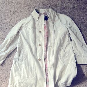 Women’s London Fog trench coat.